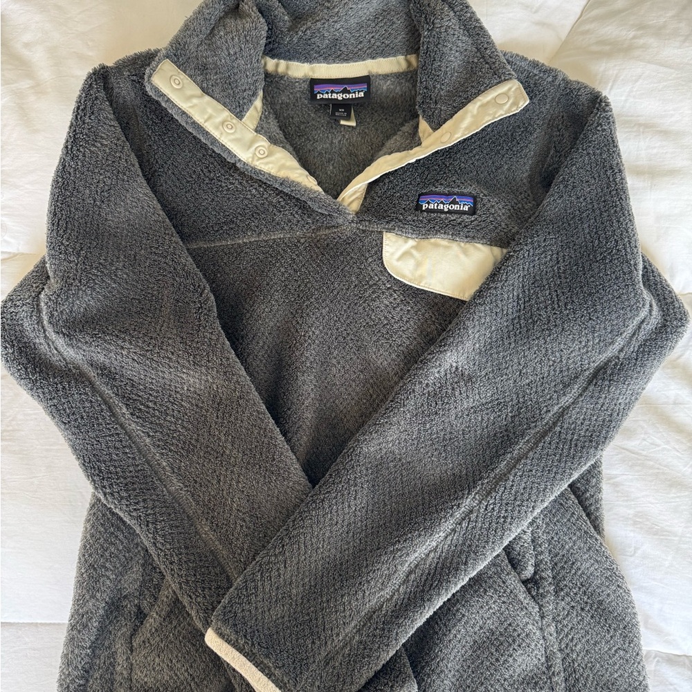 Patagonia Gray Fleece Pullover